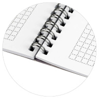 Блокнот А5  48л гребень "Набережная" кл., мат.лам.