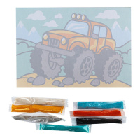 Аппликация из песка "Монстр-трак" 4+