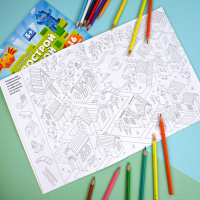 Раскраска "Построй свой мир. Фэнтези" А4  16стр.