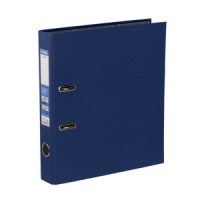 Регистратор А4  50мм PVC, Classic, синий, карман