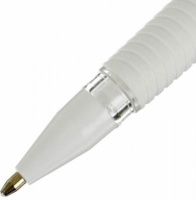 Ручка гелевая PENSAN NEON GEL 1мм, белая, рез. грип.