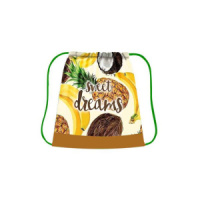 Мешок для обуви 1 отд, 490*410, Кокосы бананы