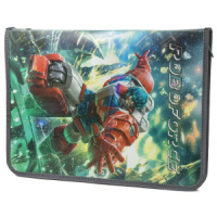 Папка д/труда А4 (325*230*25) 1отд. молния вокруг, пластик "Робот"