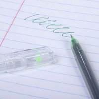 Ручка гелевая Hatber "Pin" 0,5мм, зеленая