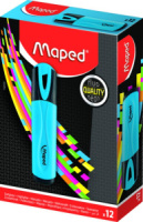 Текстовыделитель MAPED 1-5мм, классик, голубой