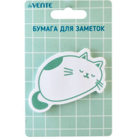 Бумага с липким краем  30л, фигурная " Cats",  ассорти