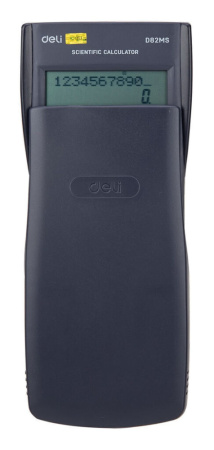 Калькулятор  10+2 разр. Deli научный, для ЕГЭ, темно-синий ED82MS
