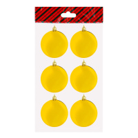 Набор елочных шаров 6 см, 6 шт.