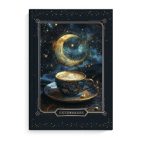 Ежедневник недат А5 7БЦ,  80л. "Diary. Магия кофе" тисн.фольгой, софт-тач