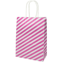 Пакет подар. бумажн. крафт 18*25*10см, 120 гр/м Линии, 8 дизайнов