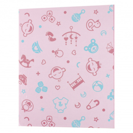 Фотоальбом 200 фото 10*15см Baby shoes розовый