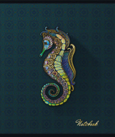 Тетрадь А5 48л кл. ПЗБМ "Магия цвета" фольга, лам., конгрев, глиттер, белизна 100%*