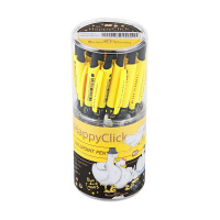 Ручка шар. BV автомат. "HappyClick. Гуси" 0,5мм, синяя