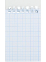 Блокнот А7  40л гребень "Удивительный единорог" клетка