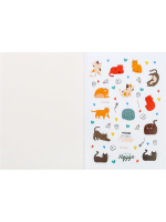 Альбом наклеек А6 8 стр., "Хюгге и кошечки"