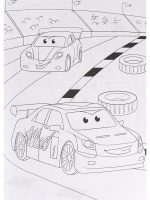 Раскраска "Для малышей. Весёлые гонки"А4 8стр.