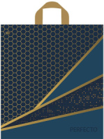 Пакет 46*42см (95мк) с петлевой ручкой "Перфекто Соты" ПВД