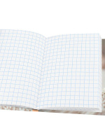 Блокнот А7 7БЦ  64л "Милые котята - 6" клетка, глянц.лам.