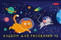 Альбом А5 12л скоба "Космическое приключение" пл. 100 г/м