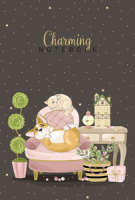 Записная книжка А5  80л. 7БЦ "Уютный уголок" кл., блестки