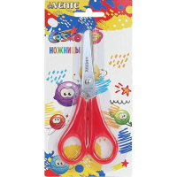 Ножницы детские "deVENTE. Cosmo" 13см, пластик.кольца, блистер