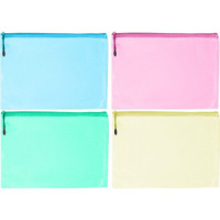 Конверт на молнии 335x242мм   ПВХ 280мкм, армированный, текст.молния