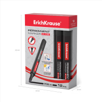 Маркер перманентный 2,0 мм пулевидный черный P-170