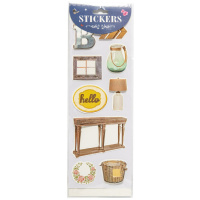 Набор наклеек объемные "Ассорти" 22*8см