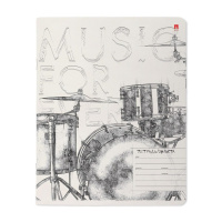 Тетрадь А5 24л кл. Альт "Music. Black&White"