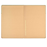 Ежедневник недат. А5 160л., кож.зам., тв.пер. "Лайка оливковый" ляссе