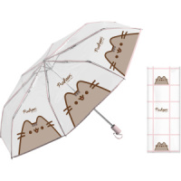 Зонт 98см "Pusheen" с чехлом, прозрачый