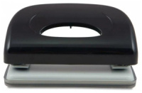 Дырокол KW-TRIO  10 лист. Dolphin выдвижная линейка, черный