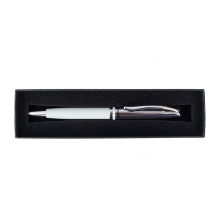 Ручка шар.Pelikan Jazz Elegance Ice Blue корп. лак.,хром/белый,синие чернила,подарочная коробка
