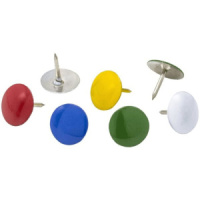 Кнопки  9.5мм (50 шт.) цветные карт\уп