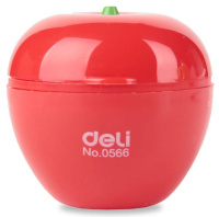 Точилка пласт. 2 отв. ЯБЛОКО ассорти