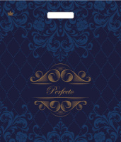 Пакет 42*48см (90мк) с вырубной ручкой "Перфекто Бархат" ПВД