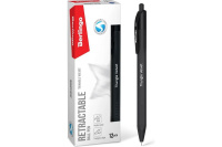 Ручка шариковая автоматическая Berlingo "Triangle Velvet" (NEW) синяя, 0,7мм, трехгранный корпус