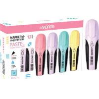 Текстовыделитель "deVENTE. Pastel" 1-5мм сиреневый пастельный, плоский. корп.