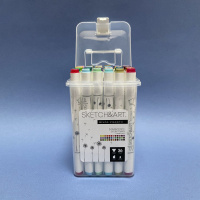 Набор маркеров для скетчинга  36цв. пулевидн. Sketch&Art. Большой, двусторон., 1,0-5,0мм