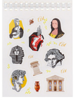 Альбом наклеек А6 8 стр., "Мой арт"