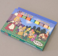 Мел цветной школьный 9шт