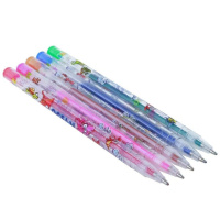 Набор гелевых ручек MAZARI 24 цв. OCEAN с блёстками аромат.чернила, цв.корпус, 0,9мм