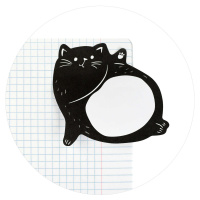 Бумага с липким краем  60л, фигурная "Кот"