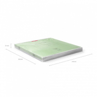 Тетрадь А5 12л косая лин. частая  "Классика" зеленая (ПРОПИСЬ)