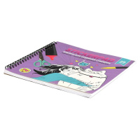 Альбом для создания стикеров 195*195мм  25л "Манга" гребень