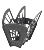 Лоток веер 3 секционный, чёрный, ЭКОНОМ