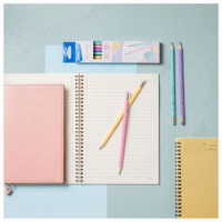 Карандаш Deli НB Macaron, тополь, с ластиком