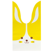 Пакет подар. ПВХ с ушами 10*17см, ассорти