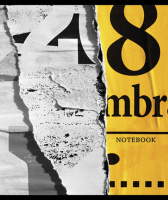 Тетрадь А5  96л кл. ПЗБМ "Гранж бумага" твин УФлак, белизна 100%