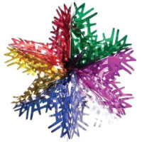 Украшение фольгированное "Снежинка" 40см